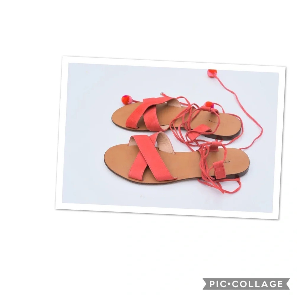 J. Crew Pom Pom sandals